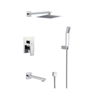 Athtub-hower ystem hrome, juego de grifo de 8 pulgadas - Product Image 2