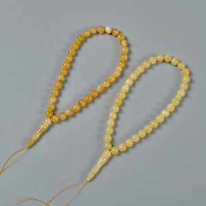 YS297 Certificato Tesbih Turco a 33 Perle, Rosario Islamico, Ciondolo Musulmano, <span class=keywords><strong>Collana</strong></span> di Preghiera Religiosa Autentica in <span class=keywords><strong>Ambra</strong></span> <span class=keywords><strong>Baltica</strong></span> Araba - Product Image 6