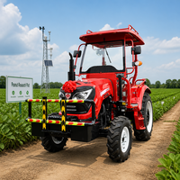 Tractor Moderno de 80HP con Tracción en las Cuatro Ruedas, Cabina con Aire Acondicionado, Sistema Hidráulico Robusto, Alta Capacidad de Elevación y Excelente Rendimiento en Trabajos Agrícolas
