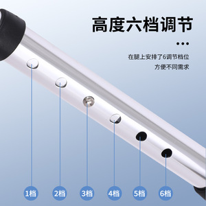 Xibo Aluminum <b>Walker</b> Adjustable Four Legged Walking Aid For <b>Elderly</b> Home Use Support - Product Image 4