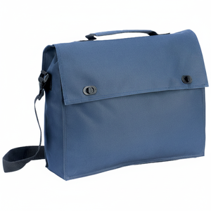 Bolsa para documentos azul marino 110x380x300, maletín de negocios con asa y correa - Product Image 2
