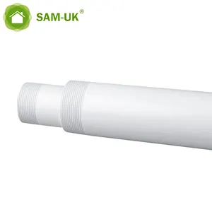 Factory production selling pvc clear water supply pipe 5 inch 17mm 150mm plastic pipes suppliers and fittings