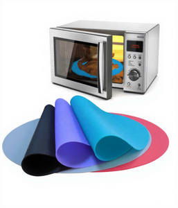 Customized Round Silicone Mat for <b>Microwave</b> Non-Slip High Temperature Induction Cooker Placemat and Pot - Product Image 6