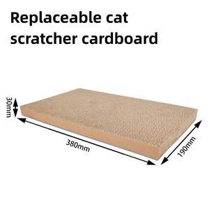 DIY Austauschbarer Wellpappe-Kratzbaum für Katzen in Treppenform mit Katzennest-Haus - Product Image 6