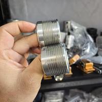 Polea de Correa Multi-V 9PJ de Aleación de Aluminio para Transportador de Rodillos, Diámetro Exterior 43mm, Diámetro Interior 15mm, Chaveta 5mm, 9 Ranuras, Resistente al Desgaste