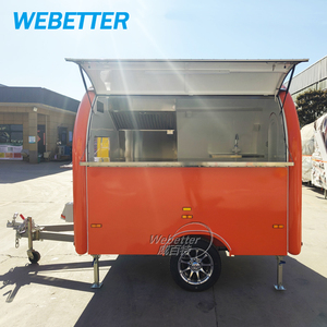 Webouter مقطورة طعام سوداء في الهواء الطلق بار المشروبات حاوية متنقلة للبيع قهوة عصير فقاعة الشاي بار متنقل متجر - Product Image 5