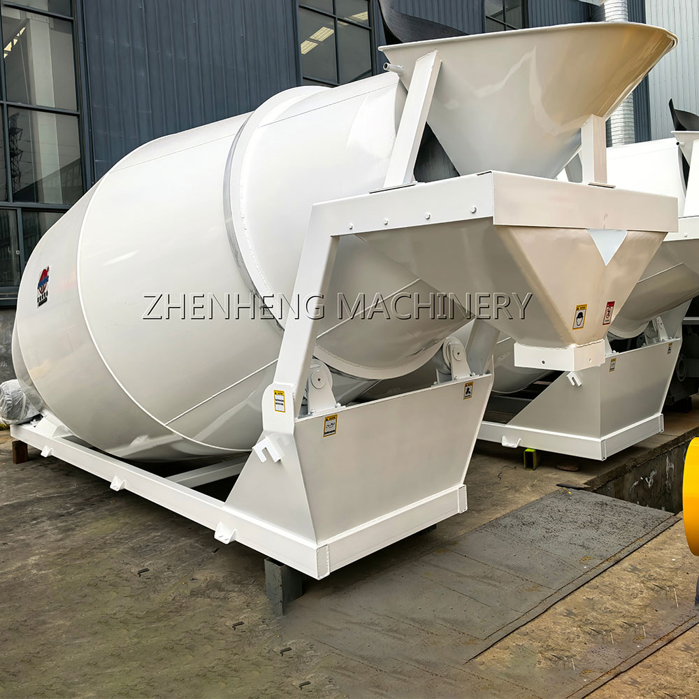 12m3 12 Cubic Meter Automatic Self Loading Concrete Mixer Drum Making Machine With Drum Cement Mixer