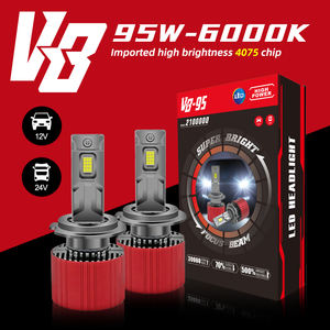 Fabbrica Liangjian <span class=keywords><strong>accessori</strong></span> auto <span class=keywords><strong>V8</strong></span> ad alta potenza H7 H11 9005 6500K 21000LM 200W auto lampadina led - Product Image 4