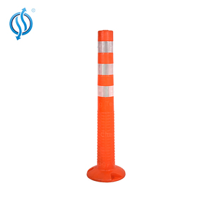 75CMの壊れないオレンジ色の道路<span class=keywords><strong>EVA</strong></span>警告柱（交通安全警告柱） - Product Image 2
