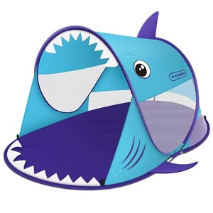 Nơi trú ẩn Mặt Trời dễ dàng thiết lập cá mập di động bãi biển Lều Pop Up gấp Sun Shade tán UPF 50 + Trọng lượng nhẹ Cabana bé bãi biển lều - Product Image 1