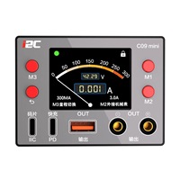 Mini compteur de courant I2C C09, multi-canaux, affichage numérique intelligent, charge rapide, USB pour téléphone, multimètre portable