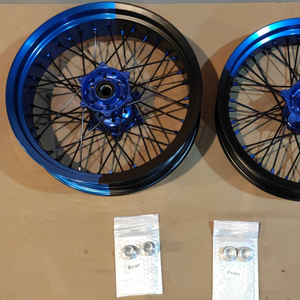 17 pulgadas 36 radios aleación bicolor Yz <span class=keywords><strong>125</strong></span> <span class=keywords><strong>Moto</strong></span> motocicleta radios ruedas Supermoto ruedas - Product Image 1