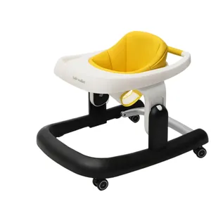 2023 Groothandel Eenvoudig Opvouwbaar 360 Graden Roterende Baby Rollator/Hoge Kwaliteit Kinderwagen Voor Baby Leren Lopen