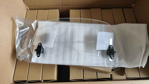WANOU Extensión de Parabrisas para Motocicleta con Altura Ajustable, Deflector de Viento Universal Transparente de PC, Alerón con Clip - Product Image 3