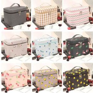 Bolsa de Almacenamiento de Cosméticos y Artículos de Aseo Multifuncional, de Lona, Gran Capacidad, con Diseño de Dibujos Animados y Logotipo Personalizado para Mujer, Marca Ulikeke - Product Image 2