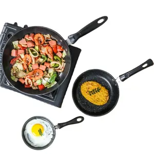 Classic Style non stick frying pan with lid Environmentally Friendly frying pan s Premium Craftsmanship fry pan nonstick