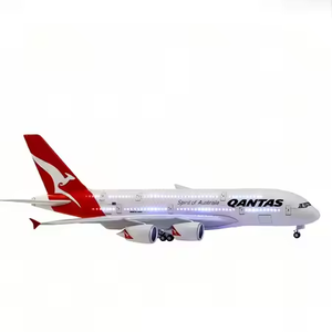 Qantas Airlines Airbus A380 modelo de avión de pasajeros modelo de avión 1:160 modelo de simulación 47M avión al por mayor - Product Image 2