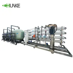 Máquina de tratamento de água purificadora de água para negócios comerciais dessalinização de água do mar 12v para barco 20T BWRO