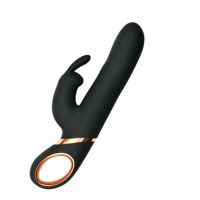 Vibrateur électrique Rabbit à double vibration, stimulateur du point G, double tête, vibrations puissantes multifréquences, faible bruit