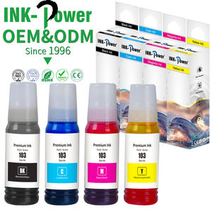 INK-POWER 103 Ancre Premium Compatible couleur bouteille colorant recharge Encre Eco Tinta impression encre pour Epson EcoTank imprimante - Product Image 1