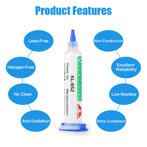 Kellyshun KL-652 hàn <span class=keywords><strong>Flux</strong></span> cho thiết bị điện tử 10cc không có sạch Hàn <span class=keywords><strong>Flux</strong></span> dán cho BGA/SMD/điện thoại vv. Chì miễn phí Rosin <span class=keywords><strong>Flux</strong></span> - Product Image 4