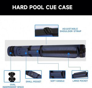 Kit de queue de billard 3x4 personnalisable BSCI avec sac souple pour queue de snooker, style 1/2, emballé en boîte et incluant - Product Image 2