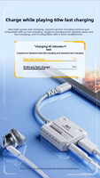 PLEXTONE/Guji GS1 2-in-1 USB-C zu USB Adapter für Apple iPhone 15 & iPad Pro Neue Zwei-in-Eins-Kopfhörer