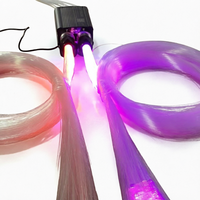 Kits de lumières LED RGBW 12V à double tête en aluminium pour ciel étoilé de toit Rolls Royce, effet étoile filante en fibre optique