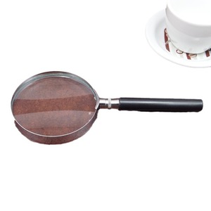 Lupa de mano con lente de vidrio de 60 mm, marco de plástico y metal, lupa de lectura para libros, documentos e inspección - Product Image 4