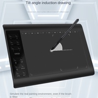 Tablette graphique professionnelle 10x6 pouces VIN1060Plus, 12 touches express, pilote intégré pour Windows et Mac, pour la peinture et la conception