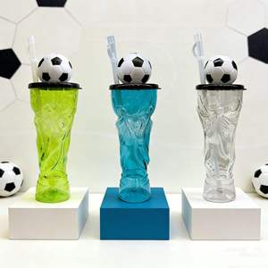 Vaso de Plástico Reutilizable con Diseño de Fútbol, Cambia de Color, Ecológico, Recuerdo de la Copa <span class=keywords><strong>Mundial</strong></span> de Fútbol 2026 - Product Image 1
