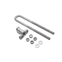 Pince à cale de fixation en aluminium, lot de 2 pièces, pince UT ajustable, pour fixer au dessus de ligne électrique, accessoires
