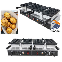 Oven Pembuat Waffle Bentuk Kenari 20 Lubang Anti Lengket dengan Pengatur Suhu
