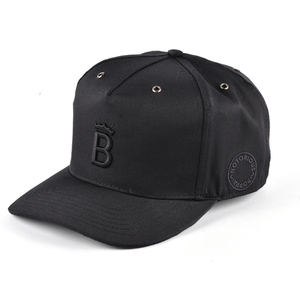 Gorra de béisbol de algodón para hombre, de 5 paneles gorro de béisbol, de estilo atlético, elástico, liso, personalizado - Product Image 1