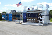 Conteneur maritime de 20 pieds/40 pieds pour bar-restaurant, kiosque pop-up de 10 pieds, design de boutique pop-up avec livraison rapide