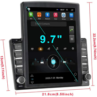 9,7 pulgadas 2 Din Android Autoradio Car Radio Mp5 Player Reposacabezas Car Dvd Player