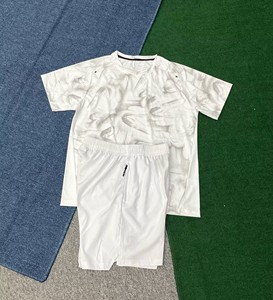 Ensemble de T-shirts de Sport pour Hommes, Vente <span class=keywords><strong>en</strong></span> Gros <span class=keywords><strong>Direct</strong></span> Usine, <span class=keywords><strong>en</strong></span> Soie Glacée, Séchage Rapide, Lisse, Élastique, Anti-Bactérien, Respirant, Lot de 2 Pièces pour l'Entraînement - Product Image 3