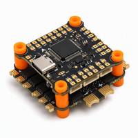 Contrôleur de vol Premium F405 F4 avec ESC 4-en-1 55A, module 30.5x30.5 2-6S à montage en surface UART/I2C/SPI pour drone de course FPV