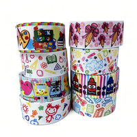 Ruban imprimé de haute qualité, ruban gros-grain personnalisé pour la rentrée scolaire, pour décorer les nœuds pour cheveux, accessoires d'emballage cadeau