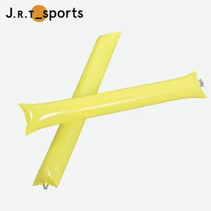 JRT Wholesale Custom Printing Logo Inflatable Thunder Sticks Cheering Sticks Noise Makers For Sports And Games