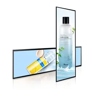 Supermarket 19 inch 36 inch ultra wide stretched bar shelf edge tft monitor player display screen stretched lcd
