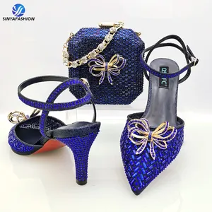 Nigerian Wedding Party Shoes And Matching Bag Italian Ladies Shoe And Bag Set For Wedding African Green Shoes And Bag Set