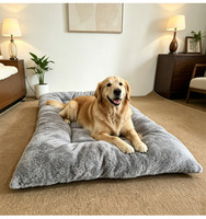 Coussin pour chien et chat en daim, doux, confortable, antidérapant, matelas chaud pour animaux de compagnie, fibres solides, toutes saisons