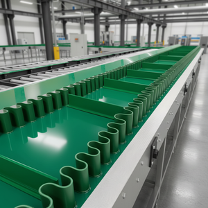 Yüksek kaliteli PVC konveyör bantları, ambalaj ve gıda lojistiği endüstrisinde endüstriyel malzeme taşımacılığı için kullanılır. - Product Image 4