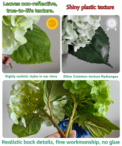 Handmade Real Touch Latex <strong>Hydrangea</strong> Flower Bouquet <strong>Artificial</strong> <strong>Hydrangea</strong> for Wedding Home Decoration Flower Arrangement - Product Image 3
