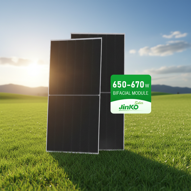 66QL6-BDV 670W Bifacial Solar Panel for Solar Power Plant Installation