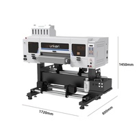 Imprimante UV DTF 2026 avec laminateur, machine d'impression rouleau à rouleau de 60 cm pour autocollants, étiquettes et tasses