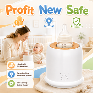 Chauffe-biberon portable rechargeable <span class=keywords><strong>pour</strong></span> nouveau-nés, mélangeur de formule à prix réduit, chauffe rapide automatique, articles <span class=keywords><strong>pour</strong></span> bébés - Product Image 1