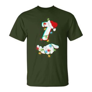 Six Seven Meme Couple Matching Christmas T-Shirt 2 Pack Holiday Outfit - Product Image 1