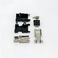 Vente directe d'usine du connecteur servo de prise d'encodeur femelle IEEE 1394 SM 6P 10P pour les applications UHF RF FPC de carte PCB d'alimentation